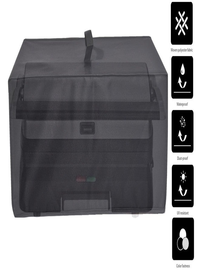 AF-WAN Heavy-Duty Dust Cover Compatible with Cuisinart Griddler GR-4NP1, GR-5BP1, GR-11, GR-6S | Waterproof, Bite-Resistant, Foldable Protector with Handles (Black) - Image 2